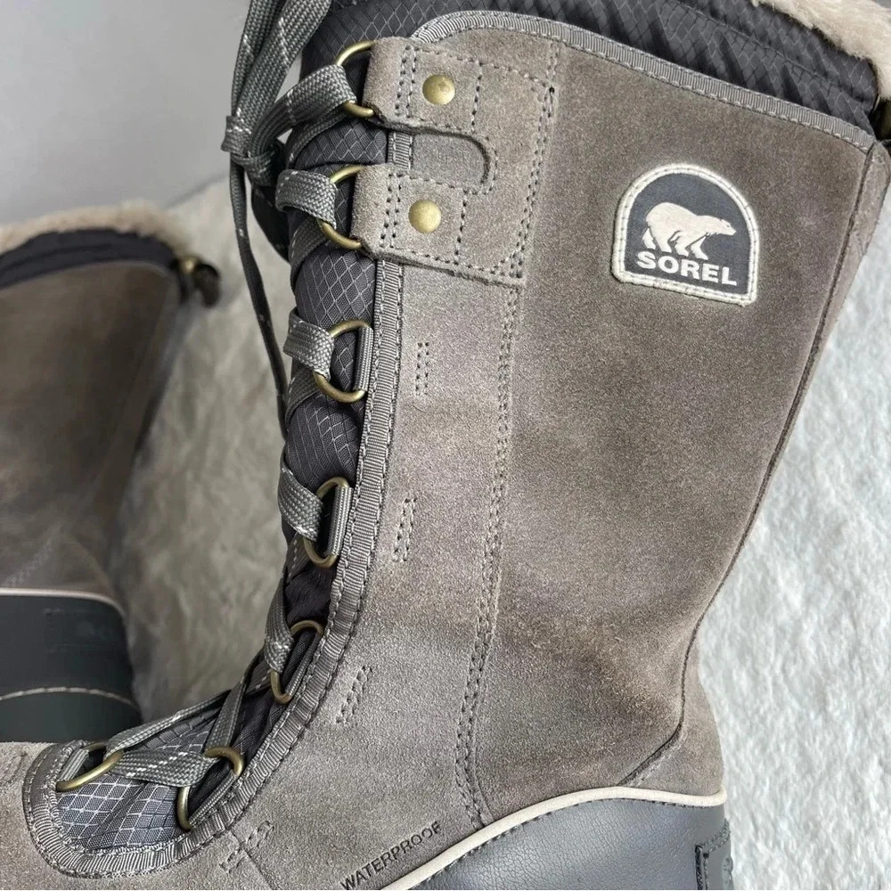 Sorel Tivoli III High Winter Boot - Women's, Quarry, Cloud Size7 - Picture 10 of 13